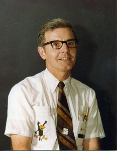A color portrait of Dick Baker