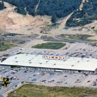 Aerial view of the New Yard Birds building.