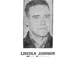 Lincoln Johnson Shop Foreman
