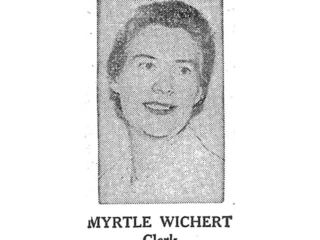 Myrtle Wichert Clerk