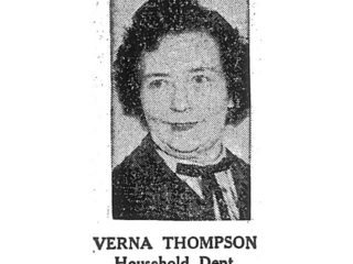 Verna Thompson Household Department